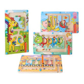 Wooden Magnetic Maze Train Toy for Kids